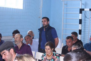 Tovuz Rayon İcra Hakimiyyətinin başçısı Qaradaş kəndində səyyar qəbul keçirib