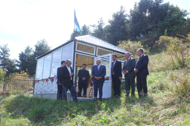 Tovuz RİH başçısı dağ kəndlərindəki Vətən müharibəsi şəhidlərinin məzarlarını ziyarət edib