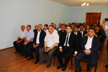 Tovuzda “Su təsərrüfatı və meliorasiya işçiləri günü” qeyd edilib
