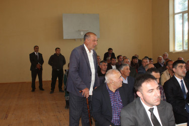 RİH başçısı rayonun ucqar dağ kəndi Sarıtalada səyyar vətəndaş qəbulu keçirib