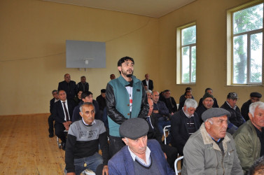 RİH başçısının Sarıtala kəndində səyyar qəbulu keçirilib