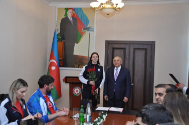 Tovuzda qadınlardan ibarət “Turan” voleybol klubunun Azərbaycan çempionluğu münasibətilə qarşılanma mərasimi keçirilib