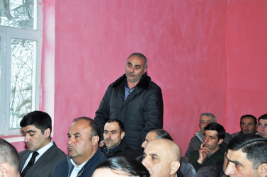 RİH başçısının Çatax kəndində səyyar qəbul-görüşü keçirilib