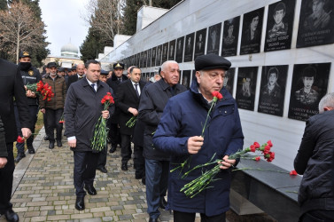 Tovuzda 20 Yanvar faciəsinin 35-ci ildönümü ilə əlaqədar şəhidlərimizin əziz xatirəsi anılmışdır   