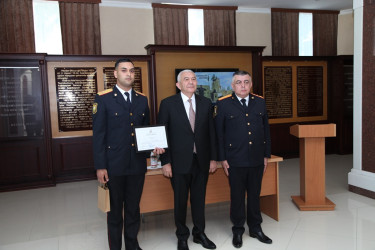 Tovuzda Azərbaycan Polisinin yaranmasının 108-ci ildönümü münasibətilə tədbir keçirilib