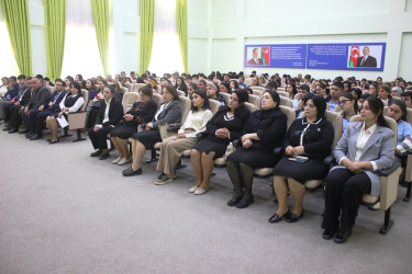 Tovuzda “Gəncləri Qoruyaq: Erkən nikaha, məişət zorakılığına və dini radikalizmə qarşı birlikdə mübarizə aparaq” mövzusunda tədbir keçirilib
