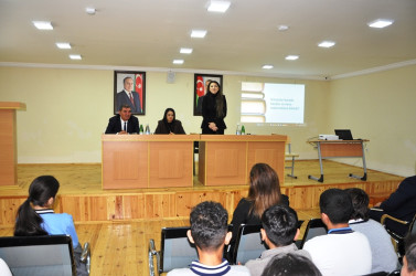 Tovuzda “Gənc məzunların cəmiyyətə inteqrasiyası:Təhsil və məşğulluq yolu ilə Yeni Həyat Mümkünlükləri” mövzusunda tədbir keçirilib