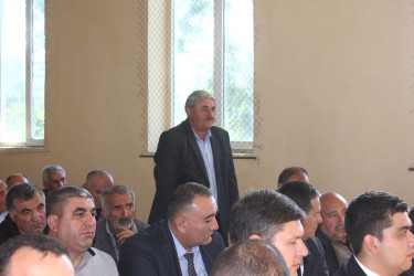 RİH başçısı rayonun ucqar dağ kəndi Sarıtalada səyyar vətəndaş qəbulu keçirib