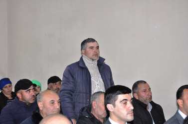RİH  başçısı Böyük Qışlaq kəndində səyyar görüş keçirib