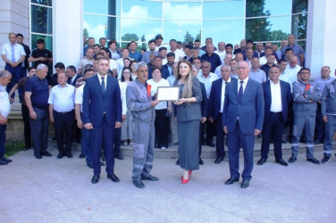 Tovuzda “Su təsərrüfatı və meliorasiya işçiləri günü” qeyd olunub.