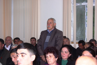 RİH başçısının Qəribli kəndində  səyyar qəbulu keçirilib