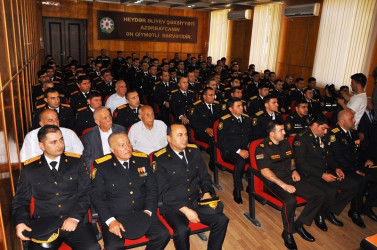 Tovuzda Azərbaycan Polisinin yaranmasının 107-ci ildönümü münasibətilə tədbir keçirilib