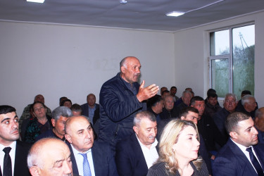 RİH başçısı Kirən kəndində səyyar qəbul keçirib