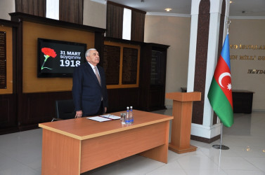 Tovuzda 31 Mart Azərbaycanlıların Soyqırımı günü ilə əlaqədar “Tarixin izi ilə” mövzusunda elmi-praktiki konfrans keçirilib