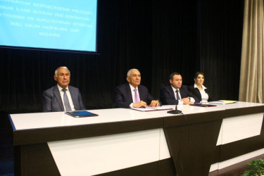 Tovuzda Azərbaycan Respublikasının Prezidenti cənab İlham Əliyevin Yeni Azərbaycan Partiyasının VIII Qurultayındakı nitqindən irəli gələn vəzifələrə dair müşavirə keçirilib.