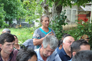 RİH başçısı Ağacqala kəndində səyyar qəbul-görüş keçirib