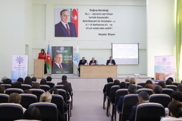Tovuzda “Konstitusiya və Suverenlik İli” çərçivəsində Ulu Öndər Heydər Əliyevin təhsil sahəsində xidmətlərinə həsr olunmuş tədbir keçirilib