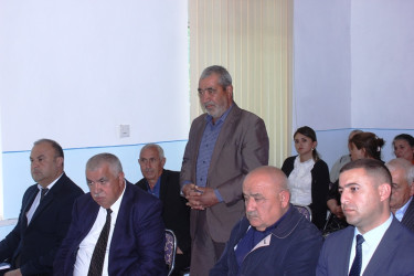 Tovuz Rayon İcra Hakimiyyətinin başçısı Əlibəyli kəndində səyyar qəbul keçirib