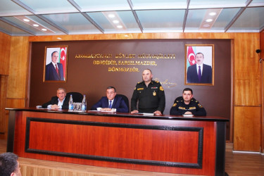 Tovuzda “İxrac Neft Qaz Boru Kəmərlərinin Təhlükəsizliyi üzrə” Komissiyanın birinci yarımillik hesabat iclası keçirilib