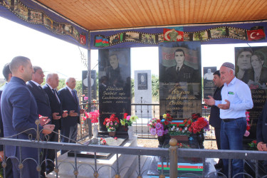 RİH başçısı Vətən müharibəsi şəhidlərinin məzarlarını ziyarət edib