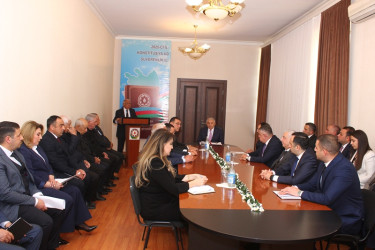 Tovuzda "Konstitusiya və Suverenlik İli" çərçivəsində “Ümummilli Lider Heydər Əliyev Müstəqil Azərbaycan konstitusiyasının müəllifidir” mövzusunda tədbir keçirilib   