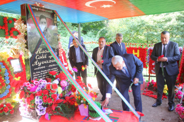 Tovuz RİH başçısı dağ kəndlərindəki Vətən müharibəsi şəhidlərinin məzarlarını ziyarət edib
