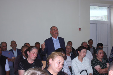 RİH başçısı Çeşməli  kəndində səyyar qəbul keçirib