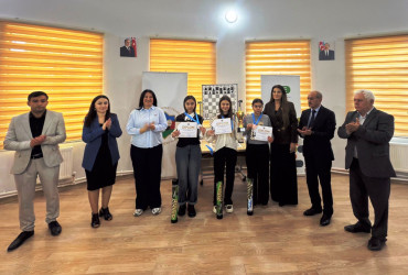 Tovuzda şahmatçı qızlar arasında Rapit Turniri keçirilib