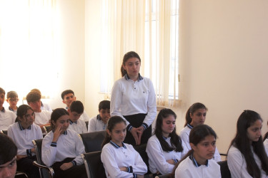 Tovuzda tarixi Qələbənin beşinci ildönümünə həsr olunmuş “Vətən müharibəsi qəhrəmanları ilə bir gün” adlı görüş keçirilib