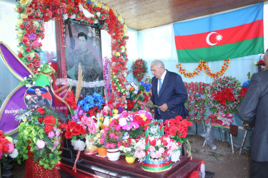 Tovuz RİH başçısı dağ kəndlərindəki Vətən müharibəsi şəhidlərinin məzarlarını ziyarət edib
