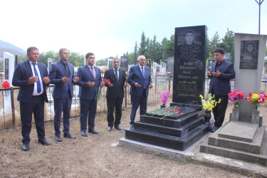 RİH başçısı Vətən müharibəsi şəhidlərinin məzarlarını ziyarət edib