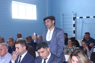 Tovuz Rayon İcra Hakimiyyətinin başçısı Qaradaş kəndində səyyar qəbul keçirib
