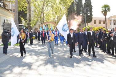 Tovuzda qadınlardan ibarət “Turan” voleybol klubunun Azərbaycan çempionluğu münasibətilə qarşılanma mərasimi keçirilib