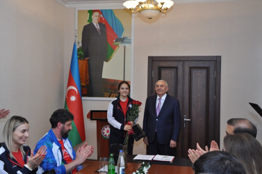 Tovuzda qadınlardan ibarət “Turan” voleybol klubunun Azərbaycan çempionluğu münasibətilə qarşılanma mərasimi keçirilib