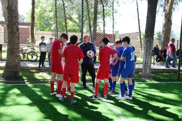 Tovuz şəhərində yeni mini məhəllə futbol meydançaları istifadəyə verilib