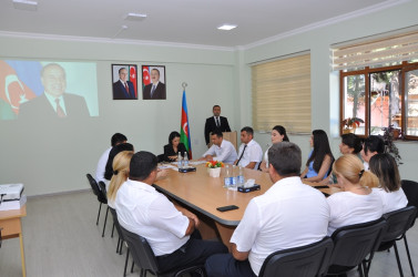 Tovuzda “Heydər Əliyev – Müstəqil Azərbaycan Konstitusiyasının müəllifidir” mövzusunda tədbir keçirildi