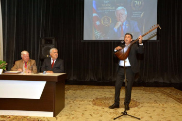 Tovuzda tanınmış şair Nazim Əhmədoğlunun 70 illik yubileyi qeyd olunub