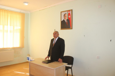 Tovuz Rayon İcra Hakimiyyətinin başçısı Həsənli kəndində səyyar qəbul keçirib