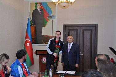 Tovuzda qadınlardan ibarət “Turan” voleybol klubunun Azərbaycan çempionluğu münasibətilə qarşılanma mərasimi keçirilib