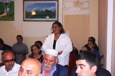 Tovuz Rayon İcra Hakimiyyətinin başçısı Əyyublu kəndində səyyar qəbul keçirib