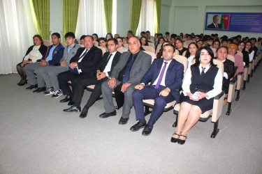 Tovuzda “Gəncləri Qoruyaq: Erkən nikaha, məişət zorakılığına və dini radikalizmə qarşı birlikdə mübarizə aparaq” mövzusunda tədbir keçirilib