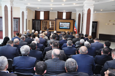 Tovuzda 31 Mart Azərbaycanlıların Soyqırımı günü ilə əlaqədar “Tarixin izi ilə” mövzusunda elmi-praktiki konfrans keçirilib
