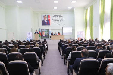 Tovuzda “Konstitusiya və Suverenlik İli” çərçivəsində Ulu Öndər Heydər Əliyevin təhsil sahəsində xidmətlərinə həsr olunmuş tədbir keçirilib