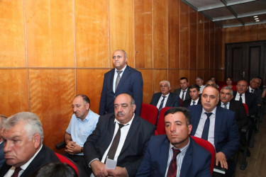 Tovuz Rayon İcra Hakimiyyəti başçısı yanında Şura iclası keçirildi